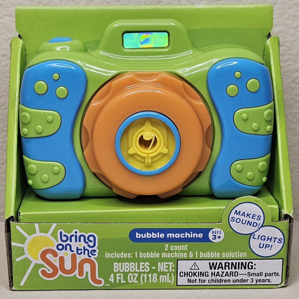 Camera Shaped Bubble Machine NEW